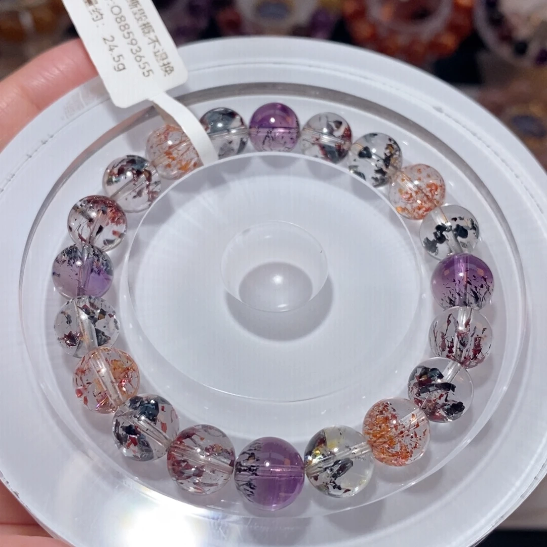 未镶嵌手链水晶F彩毒液9.8