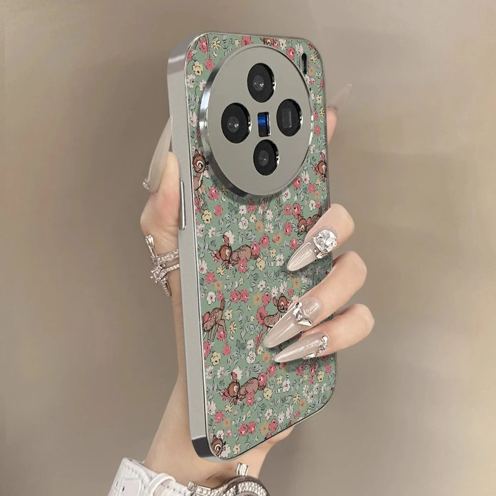 梅花鹿小花适用vivox200s手机壳x100全包可爱x90小羊皮x80新款70