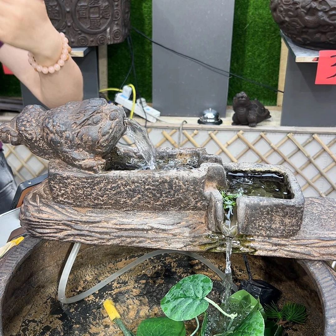 金蟾流水不带盆的