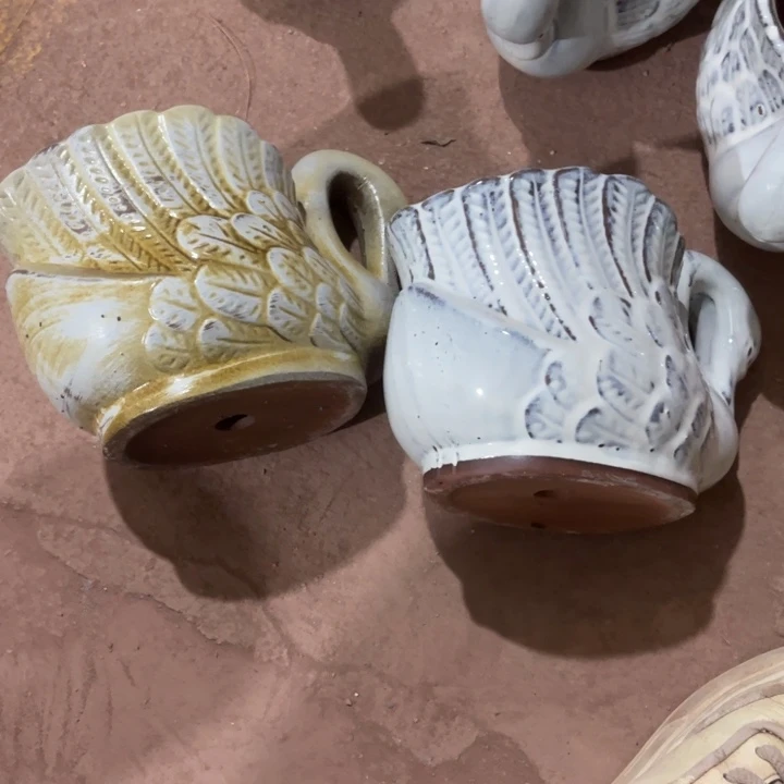 紫砂花盆口径13高度14两只正品