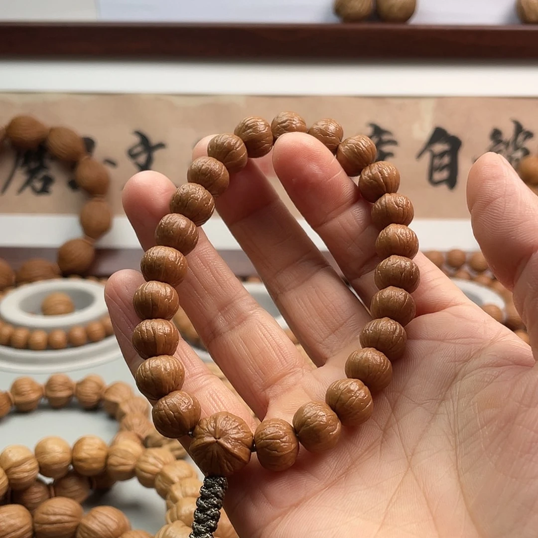 核桃?****?老树猴头南瓜三棱手串
