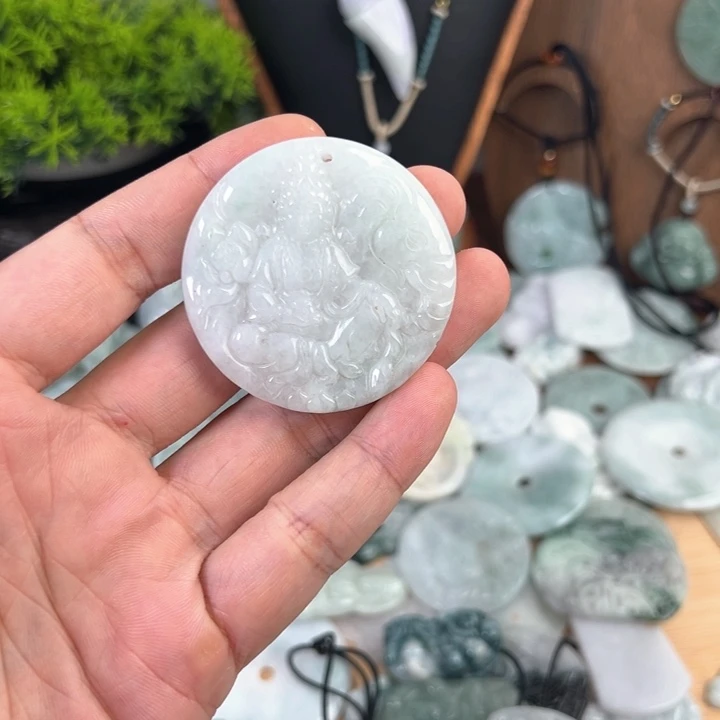 颈饰未镶嵌翡翠天然A货翡翠0020