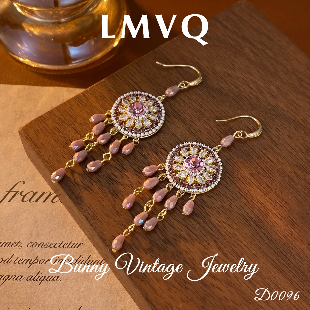 镀K金 D0096法★【传说典藏】冬LMVQ 罗曼维奇 耳环