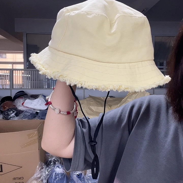 头层牛皮革黄色儿童渔夫