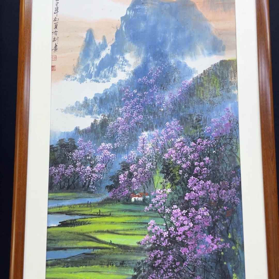 国画手绘国画，精品山水，画心