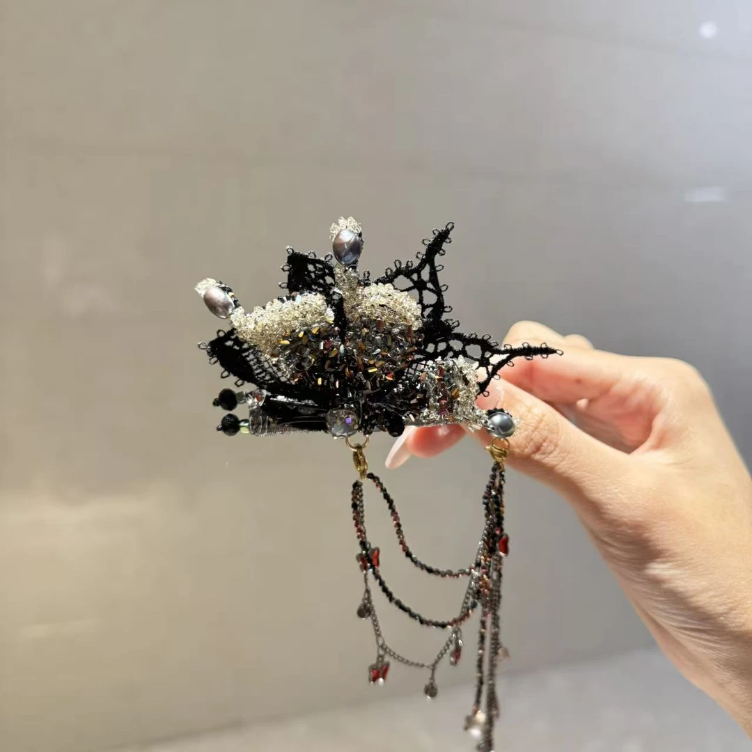 【莫奈海之星】枯叶蝶系列边夹设计气质高级感日常百搭款