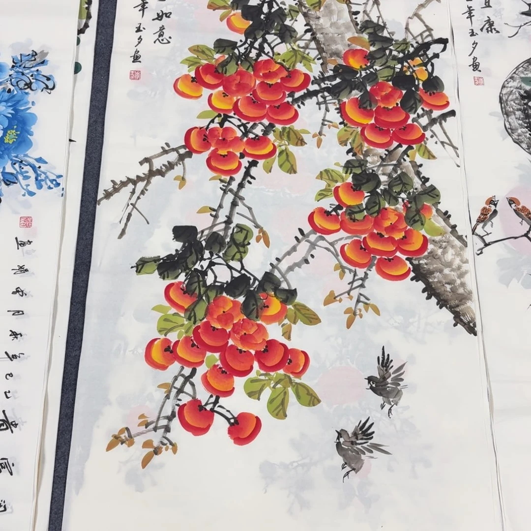 国画140×70画画画画