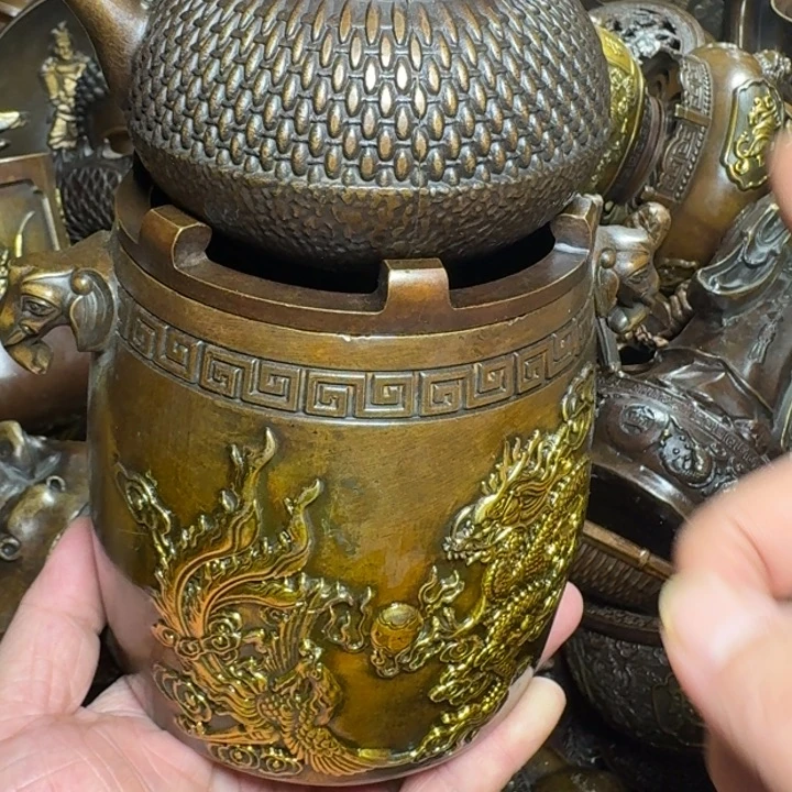 铜器摆件收收藏藏