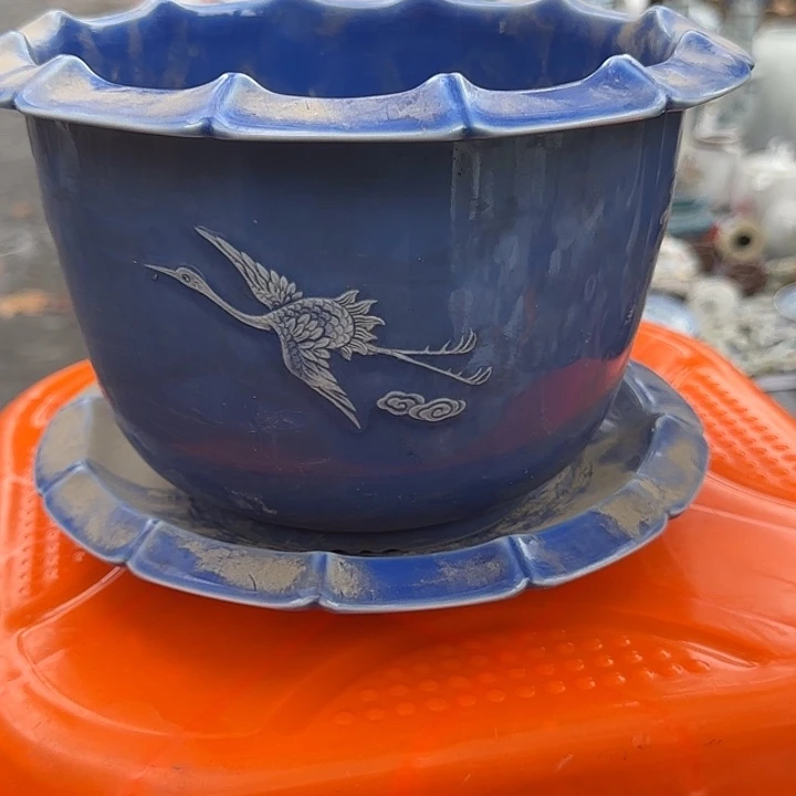 别****其他色釉堆花工艺花器