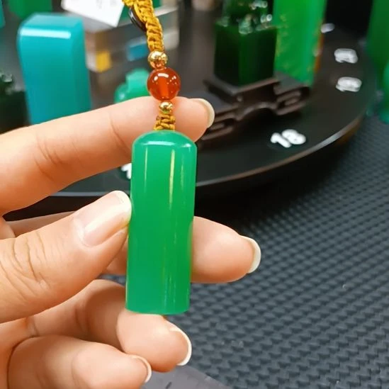 寿山石印石雅安新绿