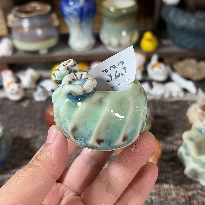 口3 手工花盆满30包邮