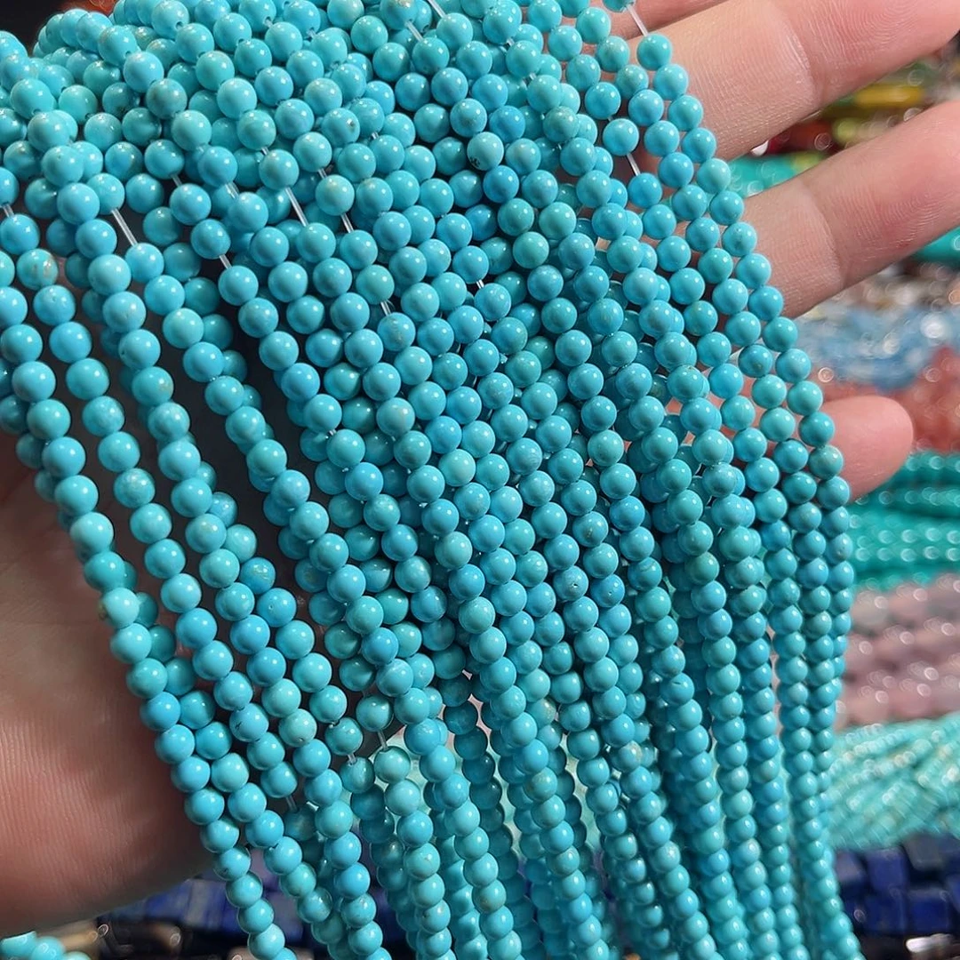 玛瑙/玉髓合金珠宝半成品菱镁矿高瓷松一条4mm