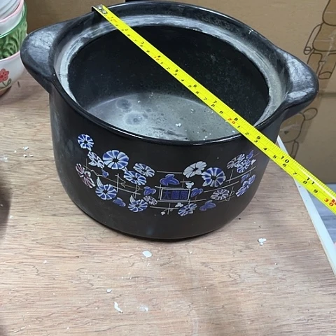 微瑕，明火，口径22，高度13无盖，3L
