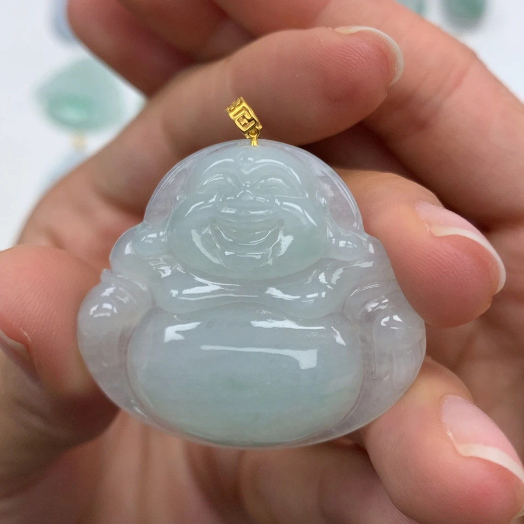 颈饰未镶嵌翡翠天然