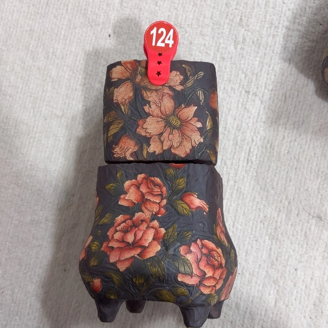 幸****花盆紫砂陶瓷多肉花盆瑕疵