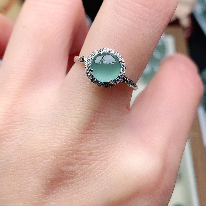 颈饰银S925镶嵌翡翠吊坠