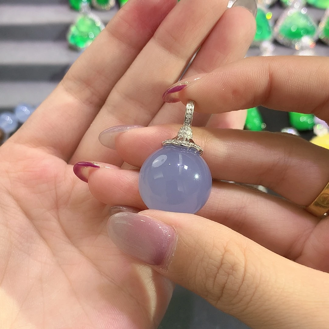 银S925镶嵌颈饰玛瑙/玉髓邀*