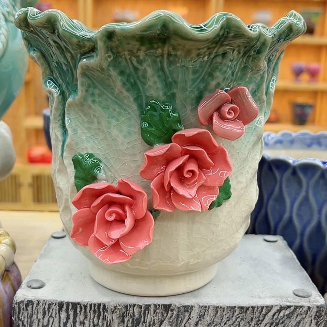 【闪购商品】陶瓷花盆