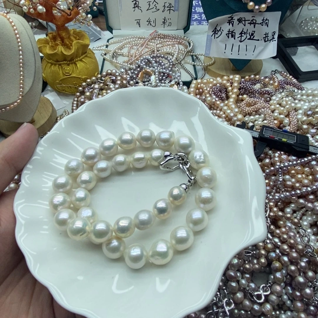 ＊***＊淡水珍珠天然淡水珍珠无人工干预银S925镶嵌