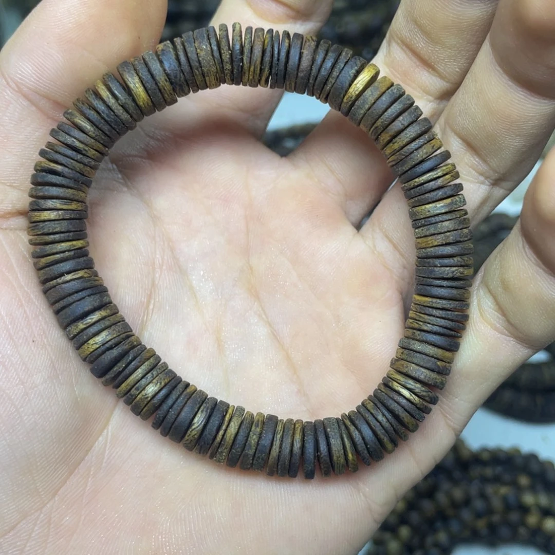 沉香碎屑沉香+0.9片片珠单圈10克加