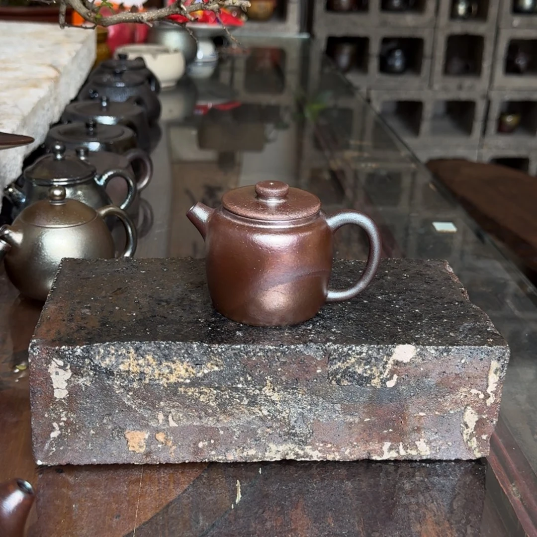 建水紫陶紫泥柴烧茶具