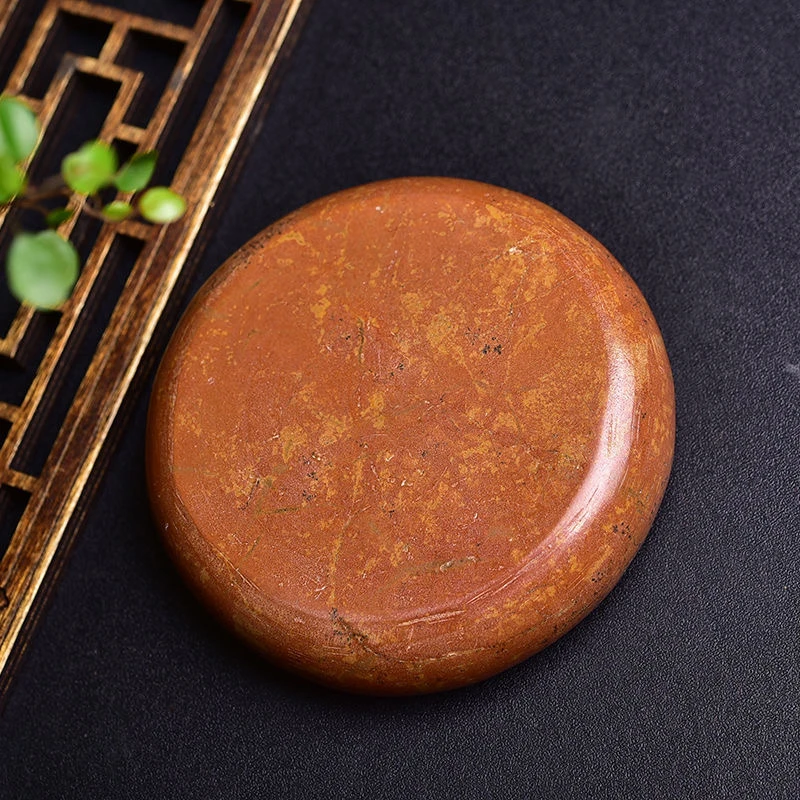 砭石纯手工制作天然热敷石,疏通经络养生保健