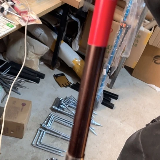 咖啡色支架杆2.1米裸杆