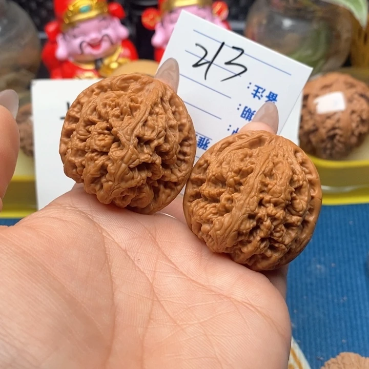 文玩核桃把件213号41平谷粗筋