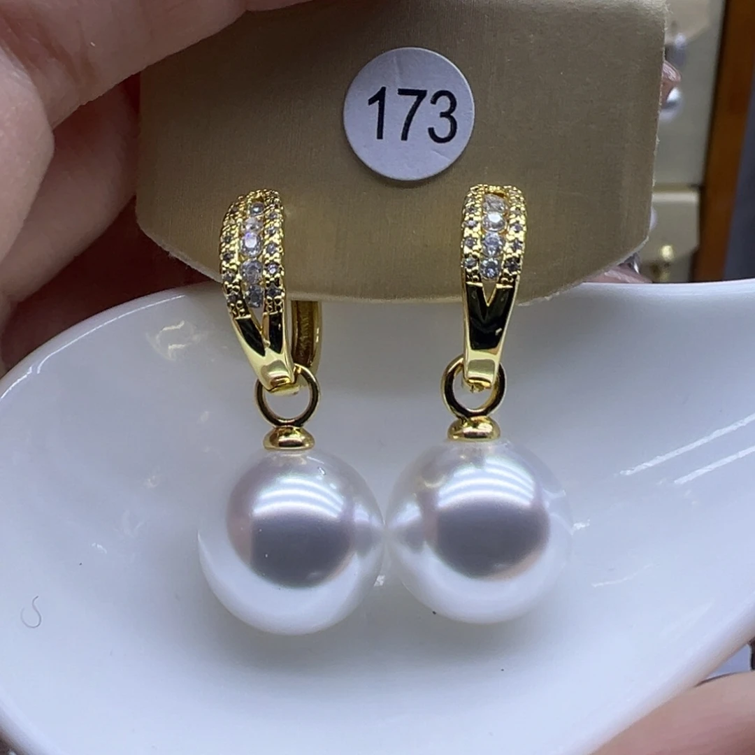 未镶嵌耳饰淡水珍珠