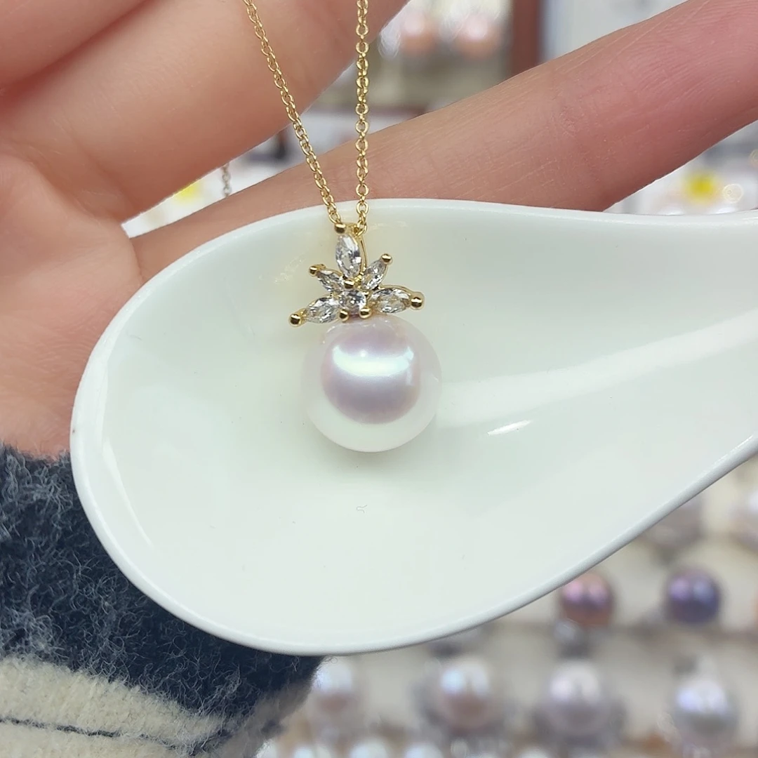 颈饰淡水珍珠合金F