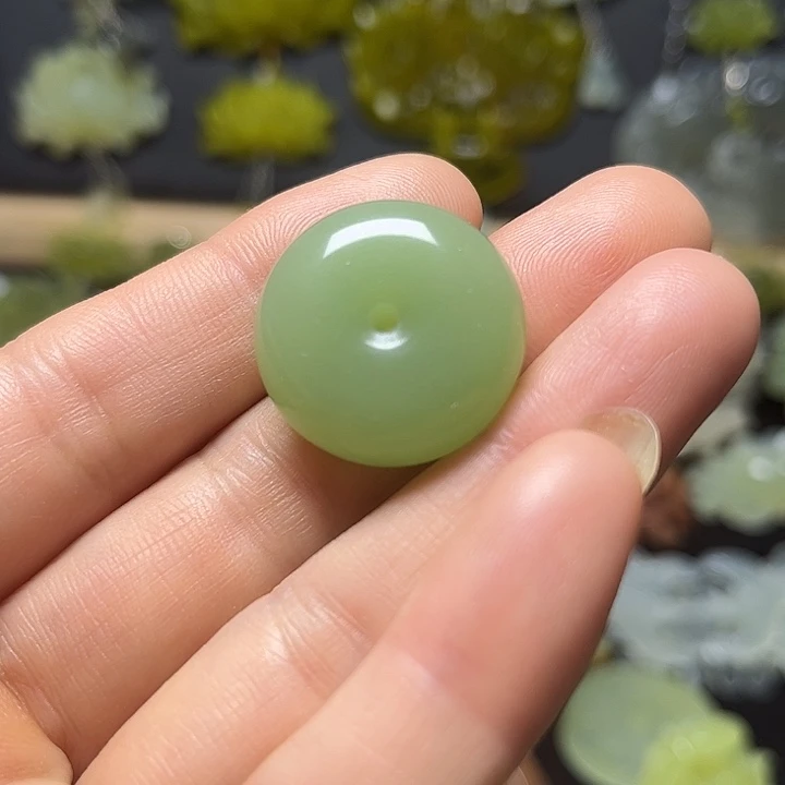 未镶嵌蛇纹石玉发饰