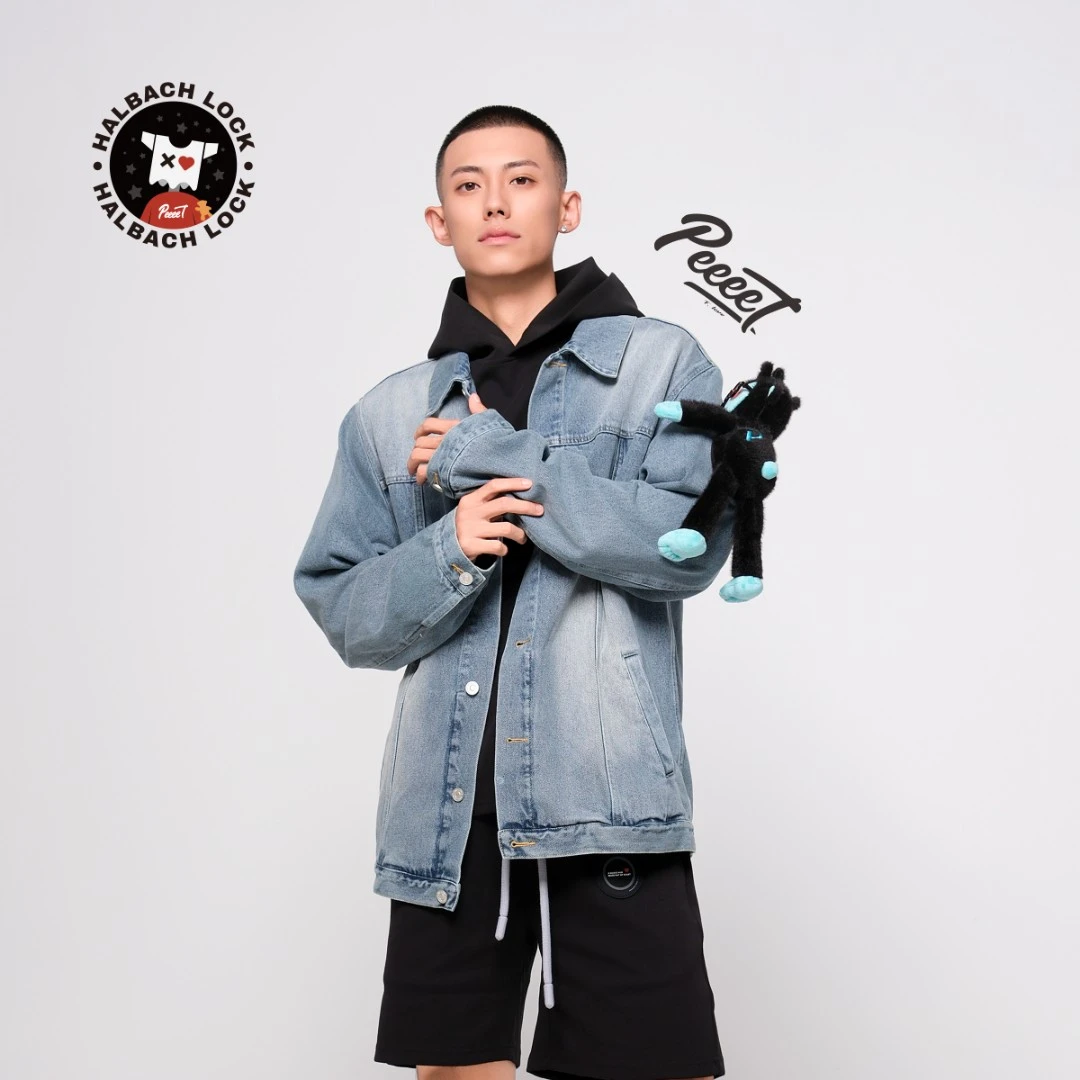 PEEEET磁吸式魔趣公仔牛仔夹克 男女同款 宽松高街风【官搭套装】