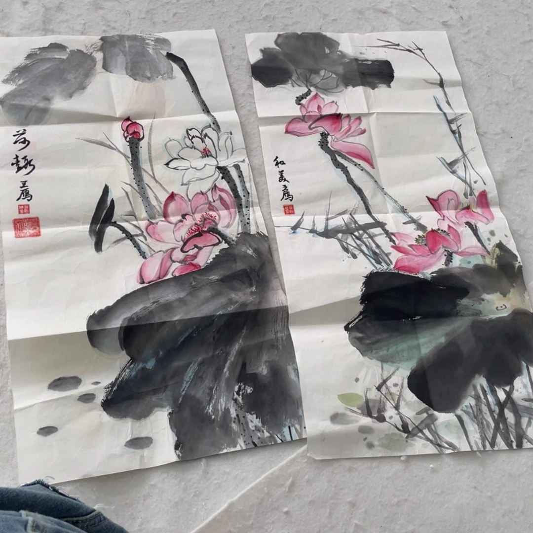 国画福利作品两幅