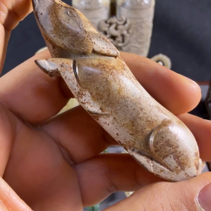 用***3和田玉未镶嵌挂件