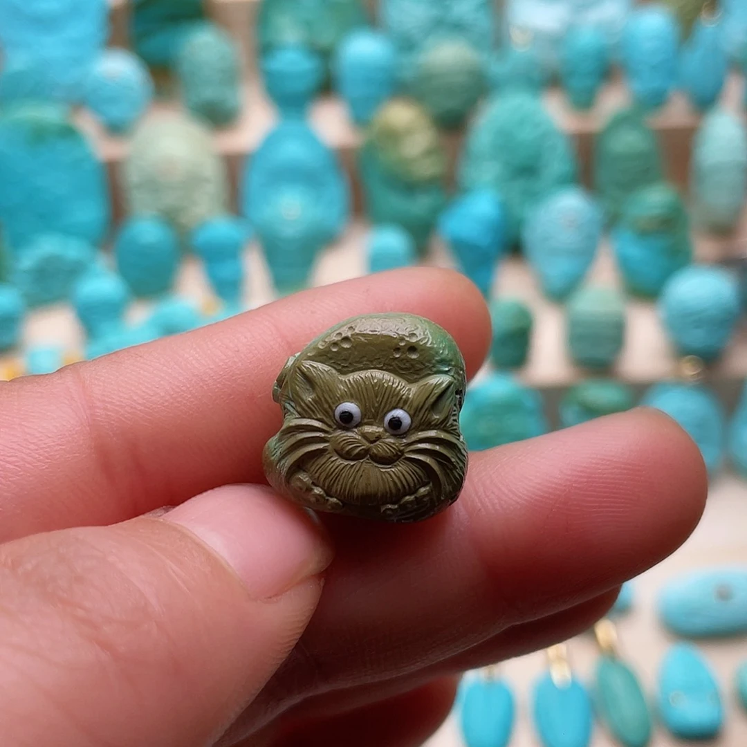 绿松石颈饰未镶嵌柠**啡