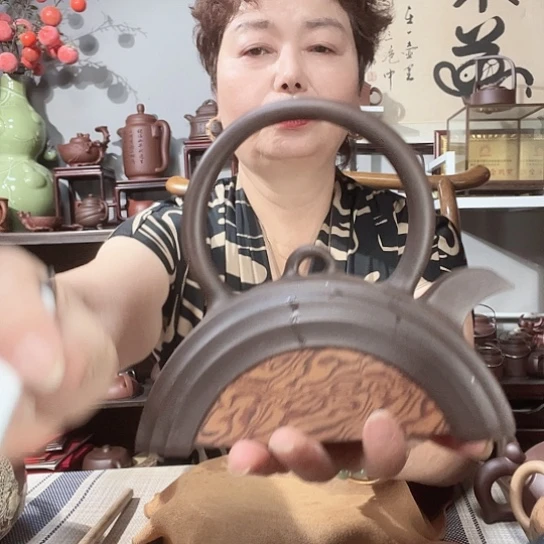 潘***子茶壶紫泥原矿紫砂壶