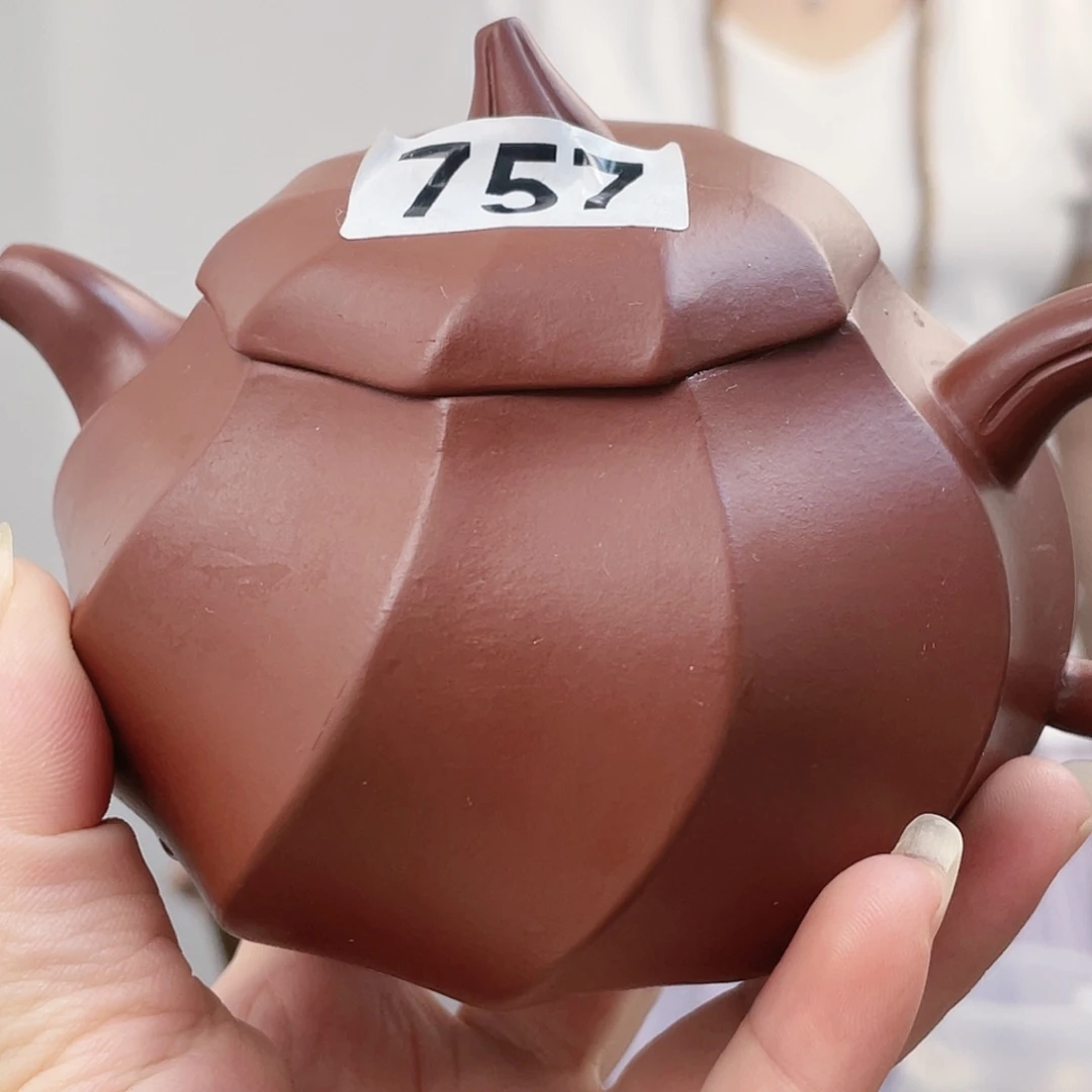 茶壶紫砂紫砂微瑕晃盖流口水