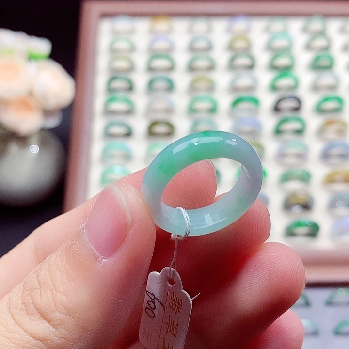 翡翠未镶嵌戒指16号