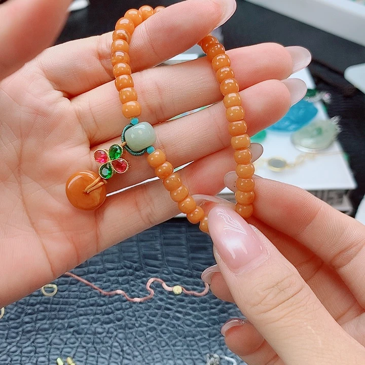 未镶嵌手链翡翠，