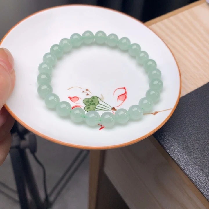 翡翠未镶嵌手链翡翠d52卡7.4