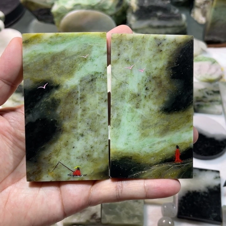 未镶嵌独山玉颈饰