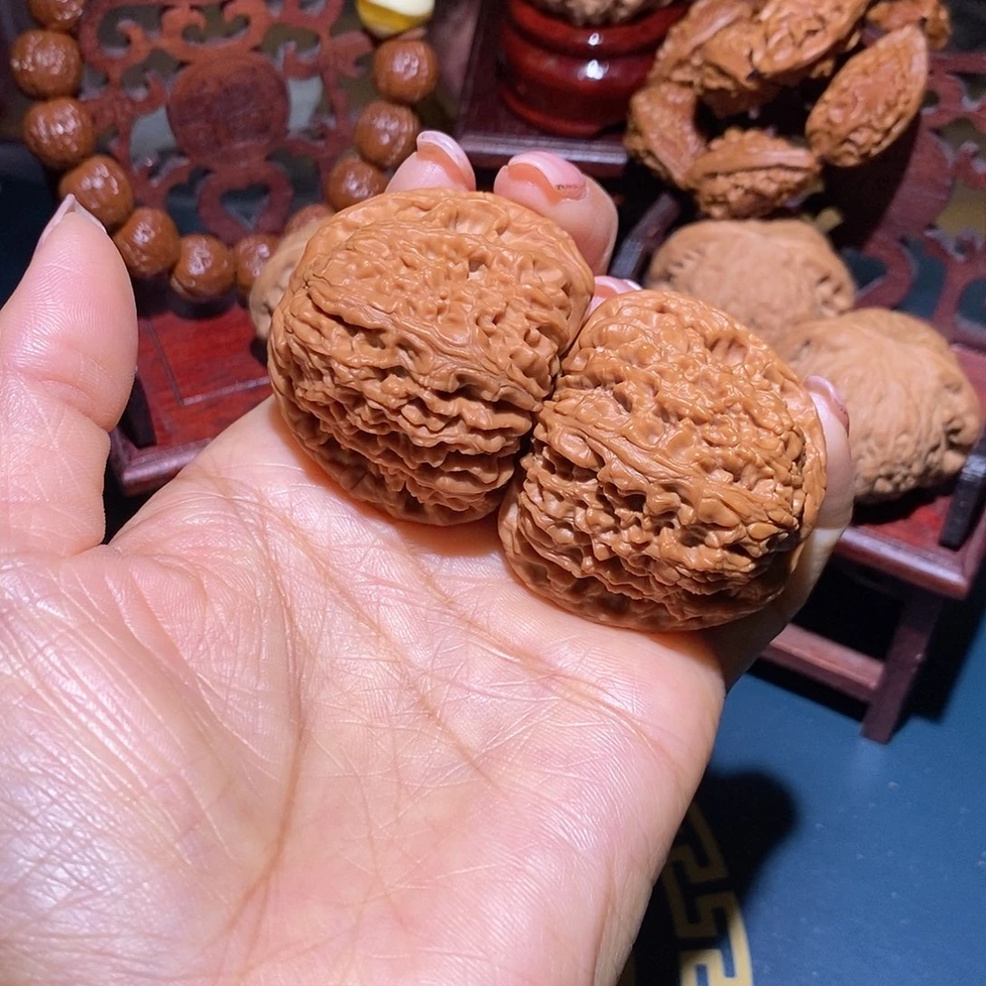 文玩核桃把件43南疆石