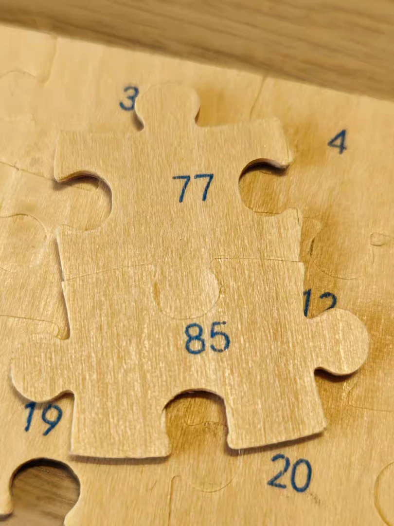 120/128片木质拼图照片定制人像画DIY拼图情侣益智解压生日礼物