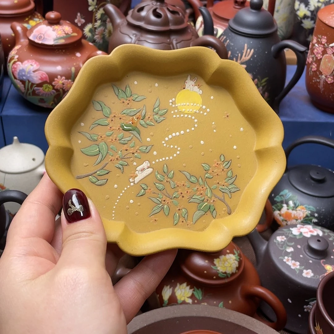 茶杯红泥紫砂主人杯13cm