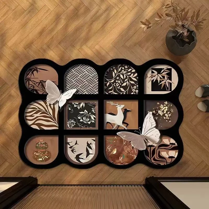 A066【50*80cm】硅藻泥吸水防滑脚垫浴室入户门垫速干厨房地垫