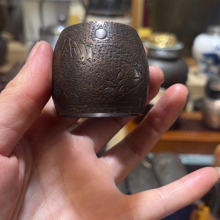 铜中古工艺品摆件