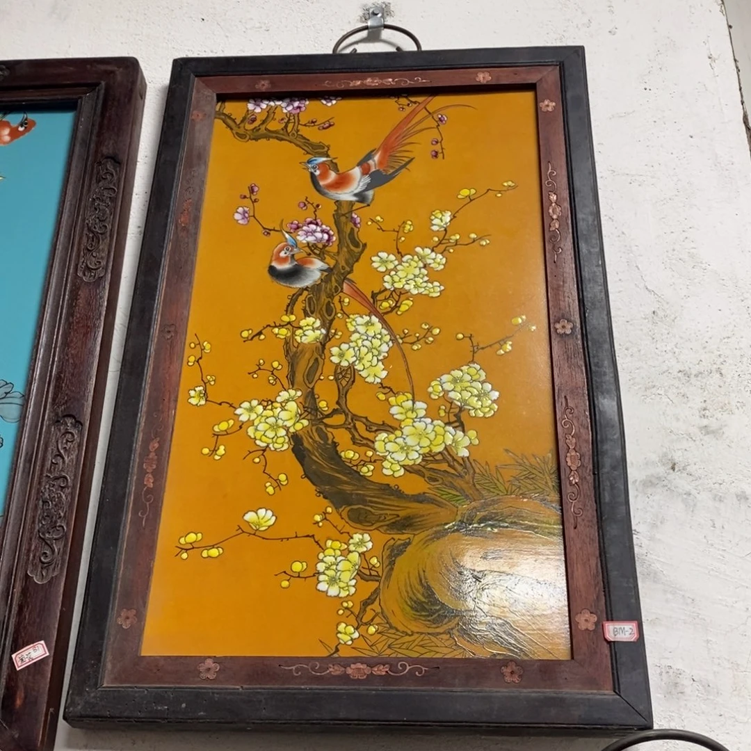 瓷片60*40 景德镇瓷板画柴窑烧制