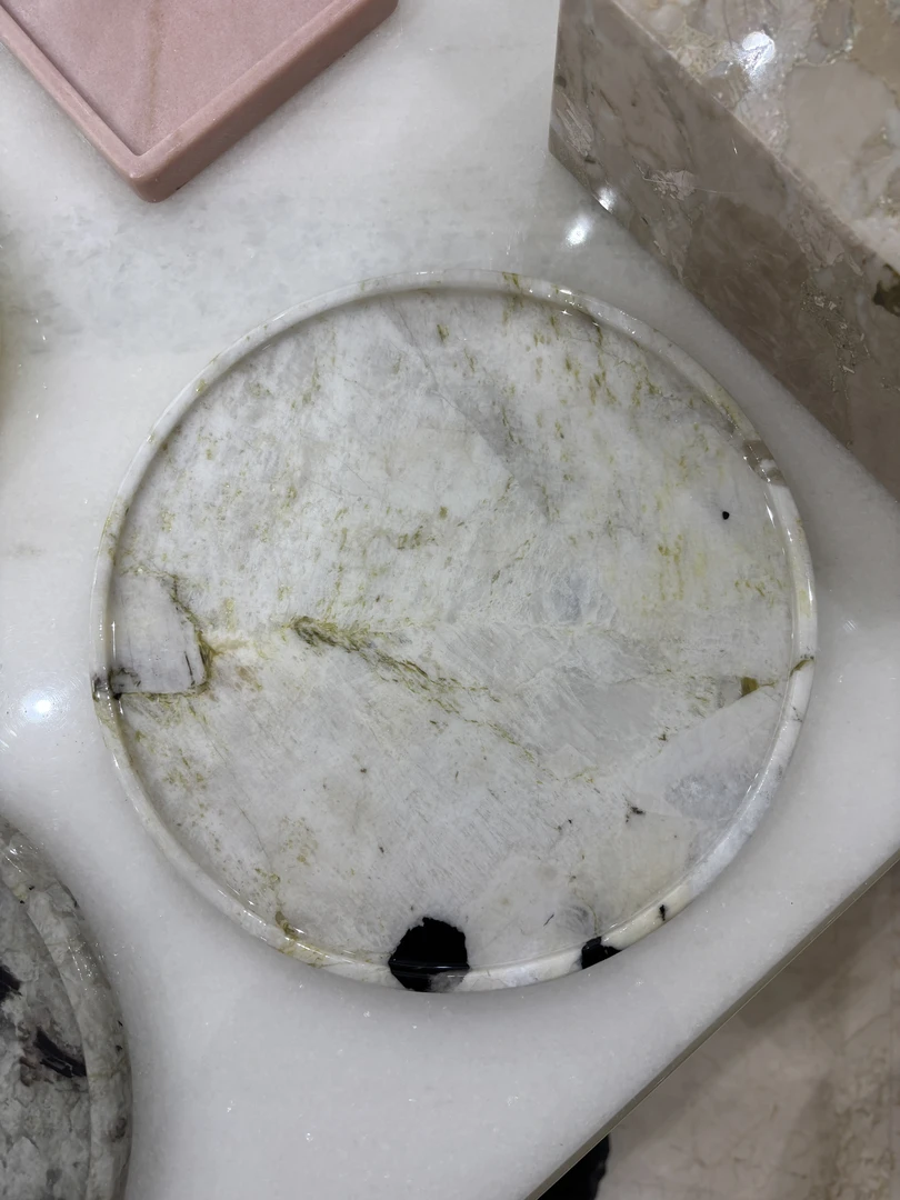 天然奢石大理石托盘