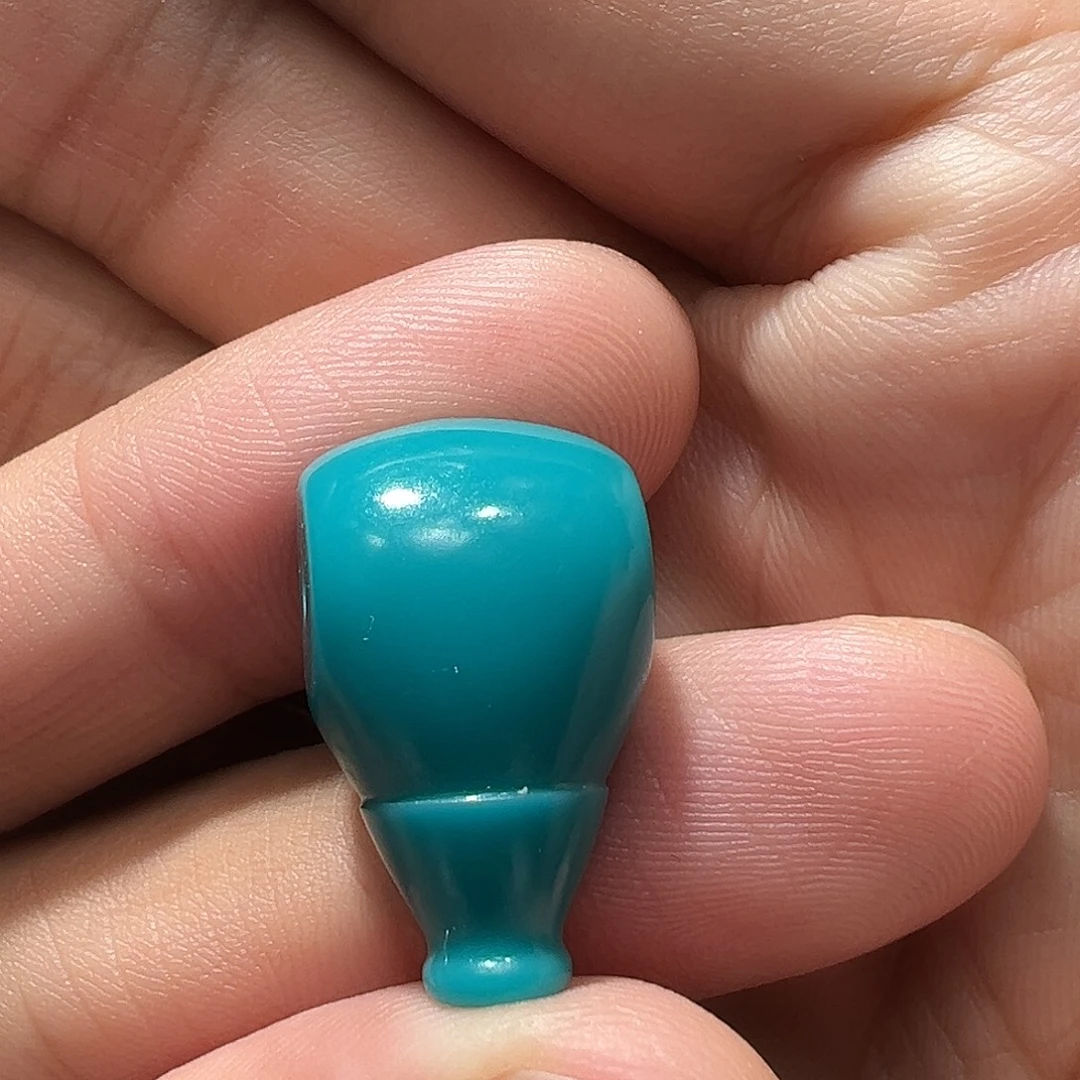 琉璃/树脂/塑料类直切奶嘴三通卡14天空蓝色