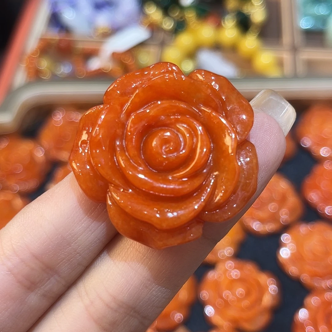 绒***p翡翠裸石双排手串